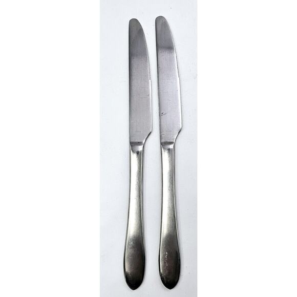ROBERT WELCH Meridian Satin Stainless 18/10 Flatware Dinner Knives- Set Of 2 - Picture 2 of 2